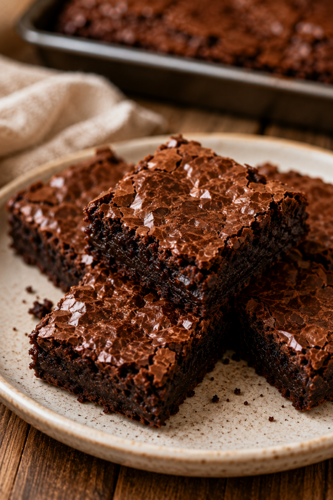 rich fudgy fresh milled brownies