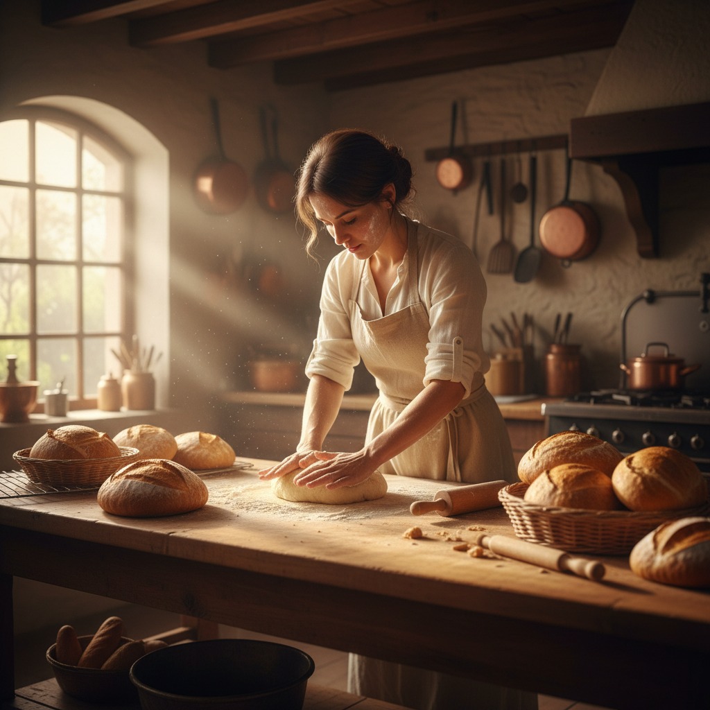 Sarah baking